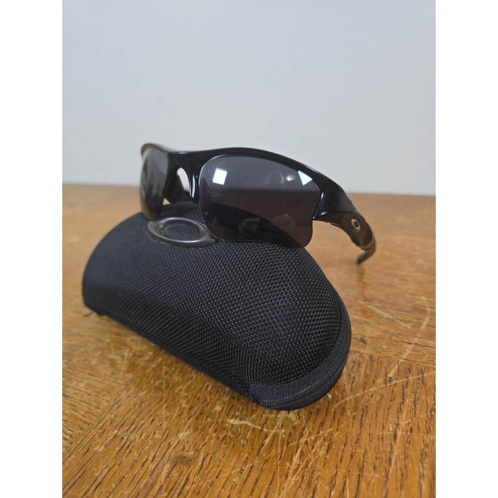 Oakley Flak Jacket Sunglasses Black - 03-915 - 63[]14 - New Lenses & Nose Pads